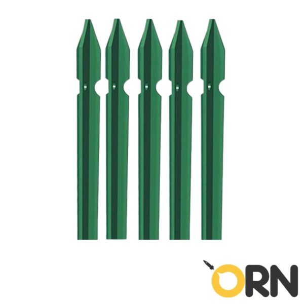 PALETTO A T PLASTIFICATO VERDE 30X30 H2,25MT PER RECINZIONI