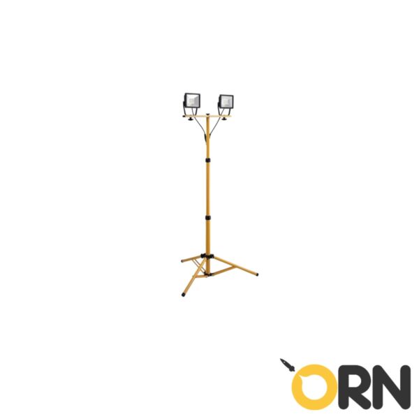 Faretto con supporto treppiede telescopico doppio led VB-LD30W2